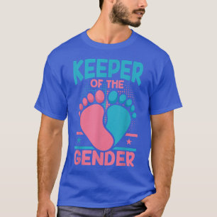 Gender Reveal Party Gravid Meddelande om Syskon T Shirt