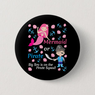 Gender Reveal Party Sjöjungfru eller Pirat Storebr Knapp