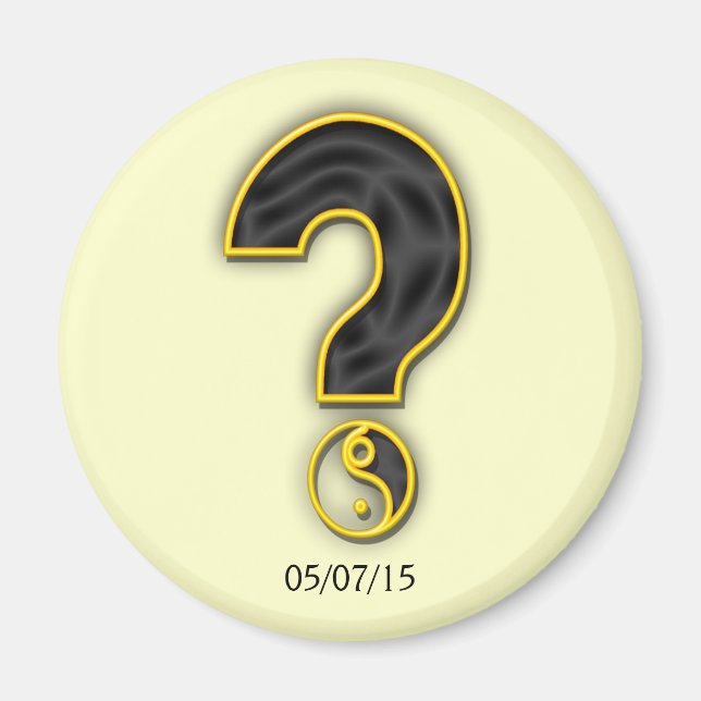 Gender Reveal Party Spara datum magneter (Framsidan)