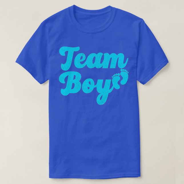 Gender Reveal Party - Team Boy (2) T Shirt (Design framsida)