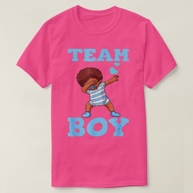 Gender Reveal Party Team Boy T Shirt (Design framsida)