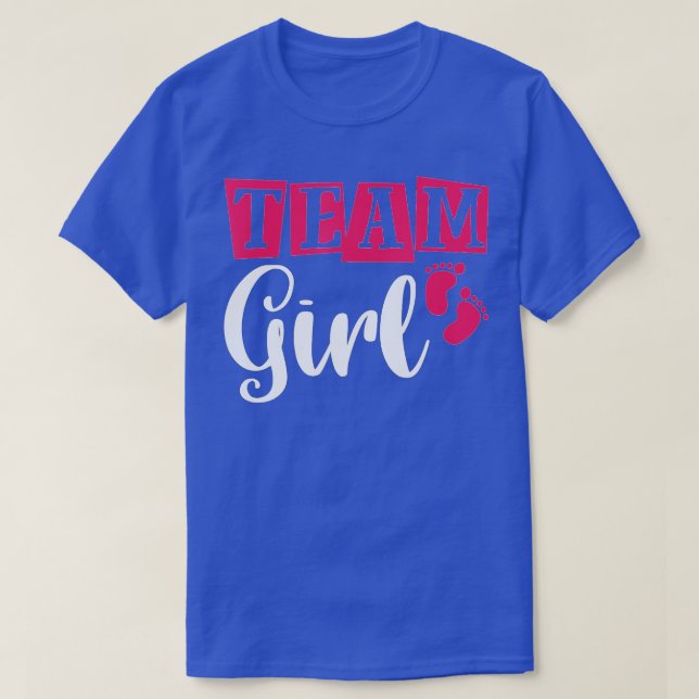 Gender Reveal Party Team Girl (8) T Shirt (Design framsida)