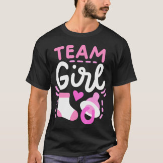 Gender Reveal Party Team Girl T Shirt