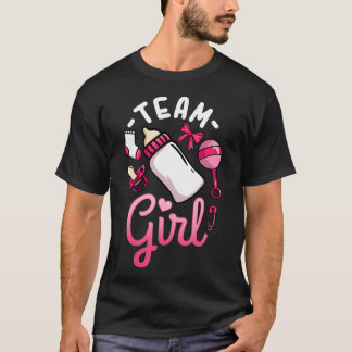 Gender Reveal Party Team Girl T Shirt