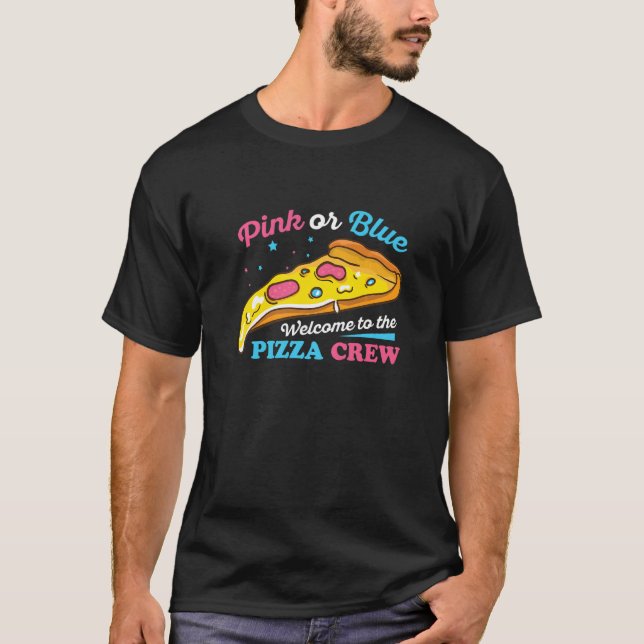 Gender Reveal Pizza for a Pizza T Shirt (Framsida)
