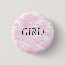 Gender Reveal Rosa Confetti "GIRL"-knapp