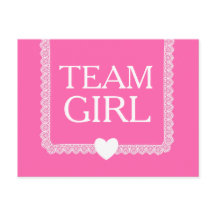 Gender Reveal Rosa Team Girl Girl A02