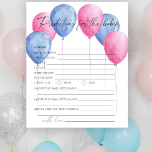 Gender Reveal-spelet - förutsägelser och råd i bab
