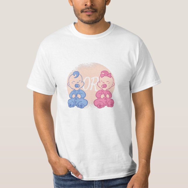 GENDER REVEAL T SHIRT (Framsida)