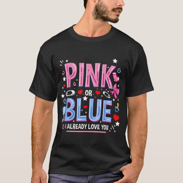 Gender Reveal T Shirt (Framsida)