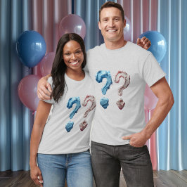 Gender Reveal T-Shirt Boy eller Girl? Anpassningsb