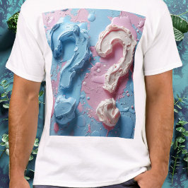 Gender Reveal T-Shirt Boy eller Girl Anpassningsba