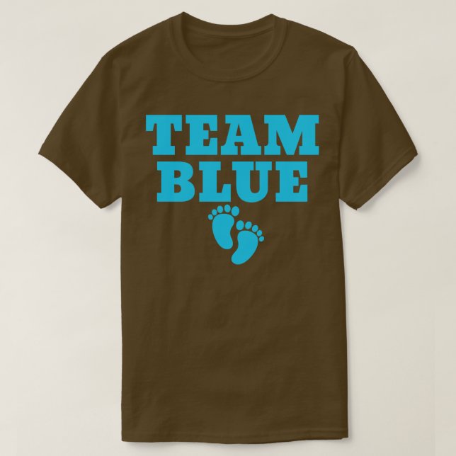 Gender Reveal Team Blue T Shirt (Design framsida)