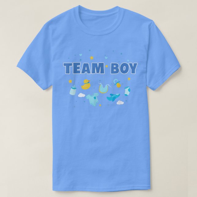 Gender Reveal Team Boy 528 T Shirt (Design framsida)