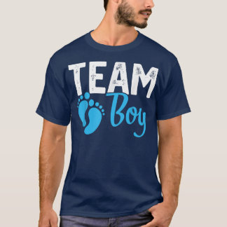 Gender Reveal Team Boy Blue T Shirt