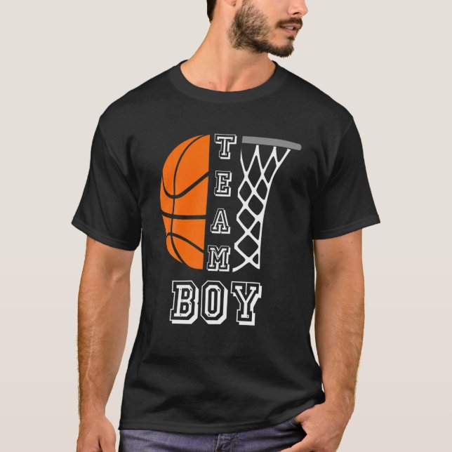 Gender Reveal Team Boy T Shirt (Framsida)