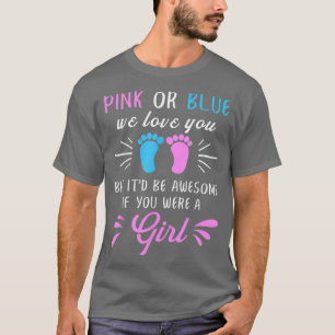 Gender Reveal Team Girl552 T Shirt