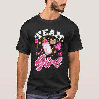 Gender Reveal Team Girl T Shirt