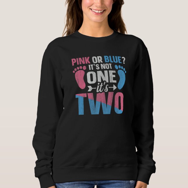 Gender Reveal Twins Quote for a Gender Reveal Mom  T Shirt (Framsida)