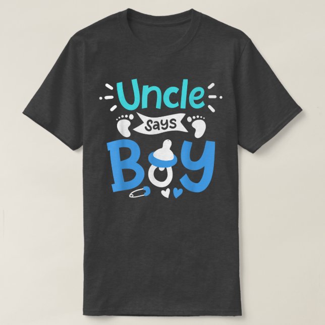 Gender Reveal Uncle T-Shirt (Design framsida)