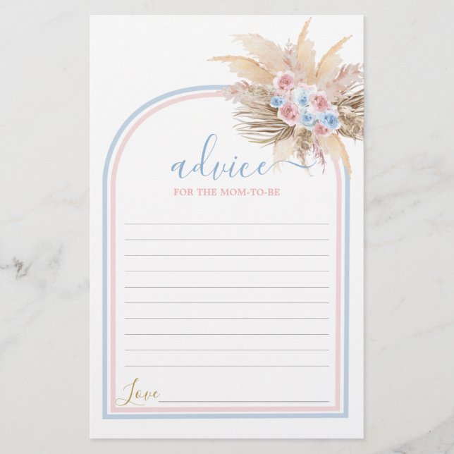 Gender ReveaPampas Grass Advice for Mamma to be ca (Framsida)