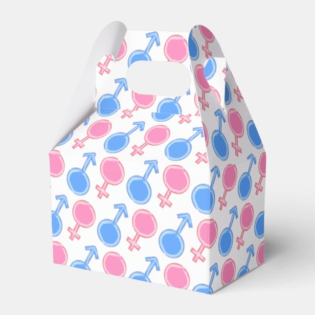 Gender Symbols Gender Reveal Presentaskar (Framsidan Sidan)