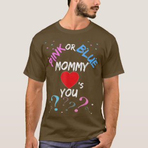 Gender T för Mamma Red eller Blue Mamma Y Shirt