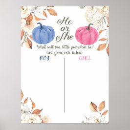 Gender Uppvisning av röststyrelsen för  Rosa och f Poster