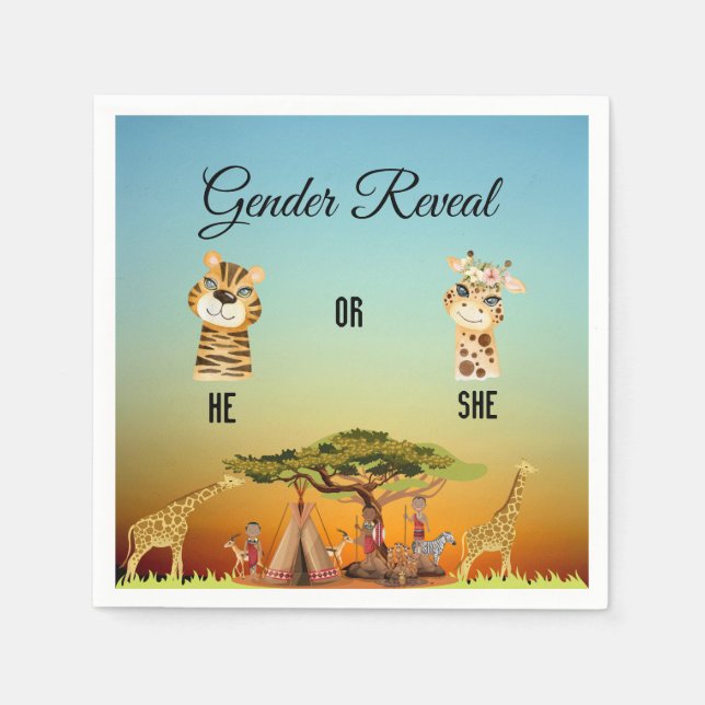 Gender Visa Afrikas Pappersservett (Framsidan)