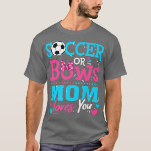 Gender Visa fotnoter eller Bows Mamma Kärlek som d T Shirt