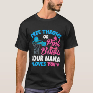 Gender Visa fria toner eller Rosa Bows Nana Kärlek T Shirt