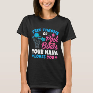 Gender Visa fria toner eller Rosa Bows Nana Kärlek T Shirt