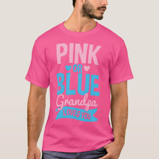 Gender Visa Grandpa Rosa eller Blue 2 T Shirt