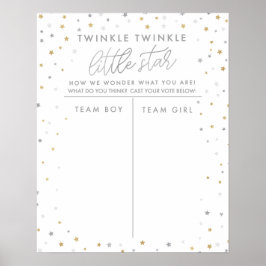 Gender Visa guating Game Twinkle Little Star Poster