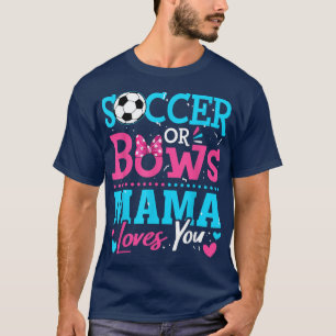 Gender Visa ikon eller Bows Mamma Kärlek som du vi T Shirt