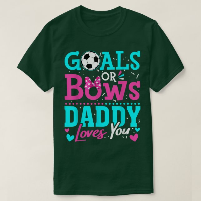 Gender, visa mål eller ge pappa Kärlek du ser T Shirt (Design framsida)