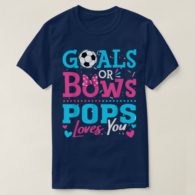 Gender, visa mål eller  Pops Kärlek you Ococcer T Shirt (Design framsida)