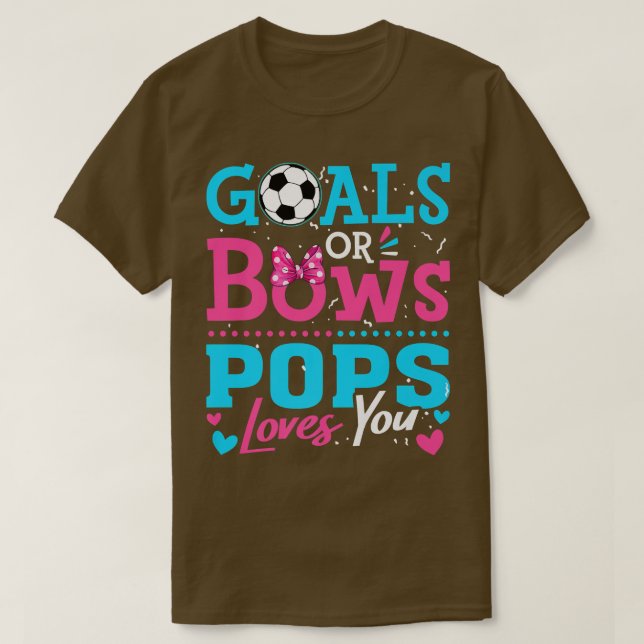 Gender, visa mål eller  Pops Kärlek you Ococcer T Shirt (Design framsida)