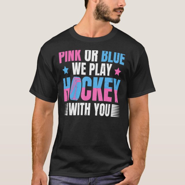 Gender - visa offert för en ishockeyspelare t shirt (Framsida)