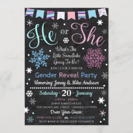 Gender Visa partiinbjudan Inbjudningar