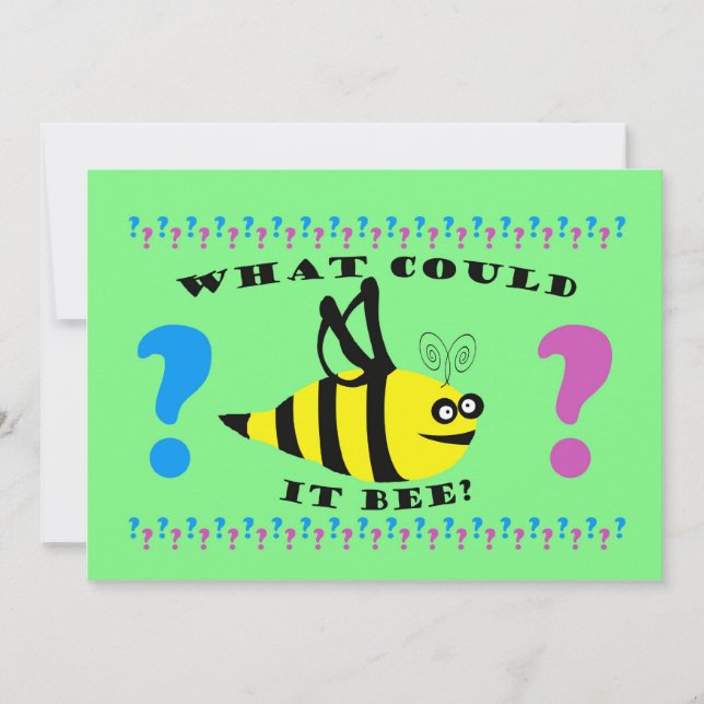 Gender Visa partiinbjudan Inbjudningar (Framsida)