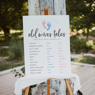 Gender Visa Party Gamla Wives Tales Poster