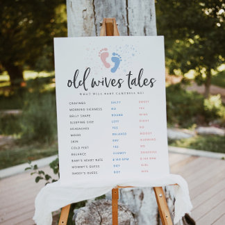 Gender Visa Party Gamla Wives Tales Poster