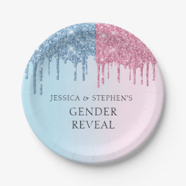 Gender Visa Rosa Blue Glitter-sökenheter