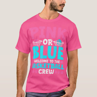 Gender Visa Rosa eller blått välkomnande till bask T Shirt
