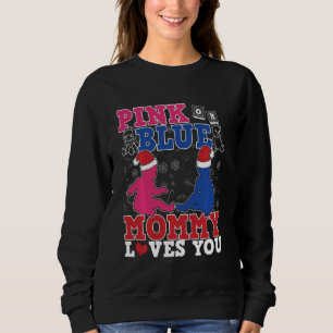 Gender Visa Rosa och blått Mamma för NE T Shirt