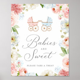 Gender Visa Spädbarn är Sweet Sign Poster