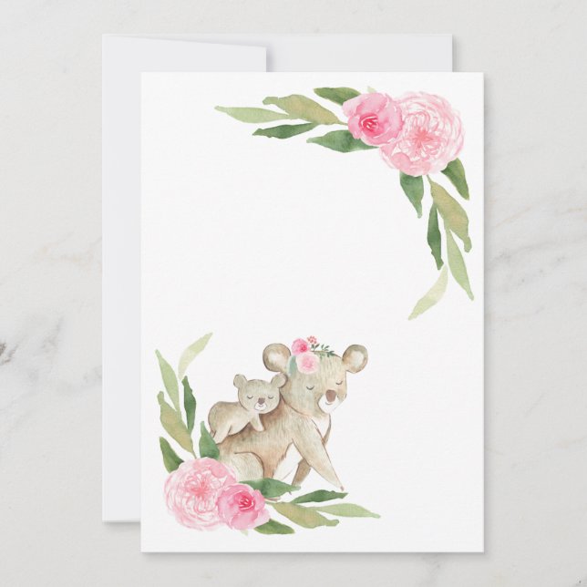 Gender Visa // Tomt Pastellmeddelande Inbjudningar (Framsida)