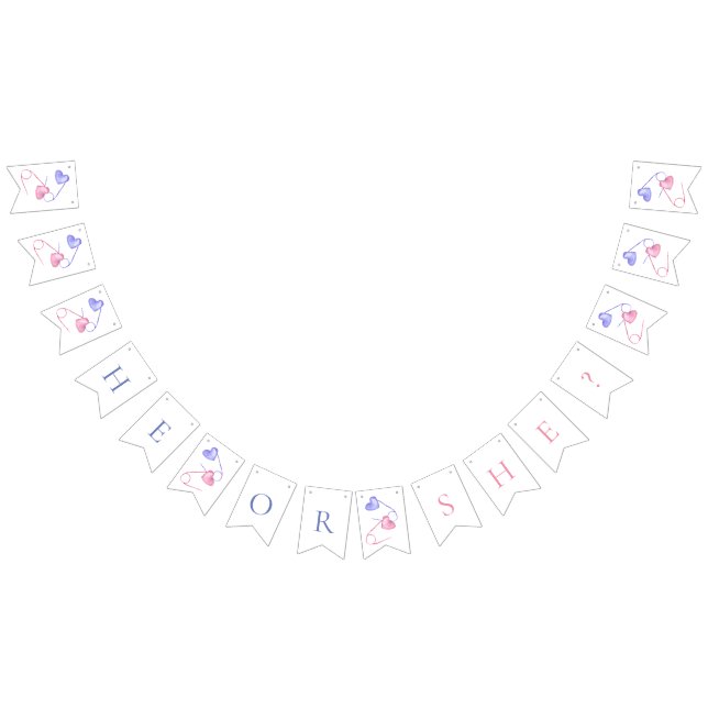 Gender visar att han eller hon Rosor Blue Baby Sho Vimplar (Alla)