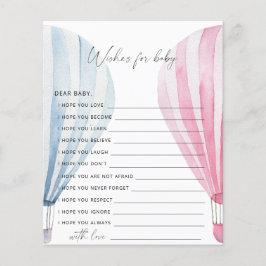 Gender visar ballonger | önskemål för baby